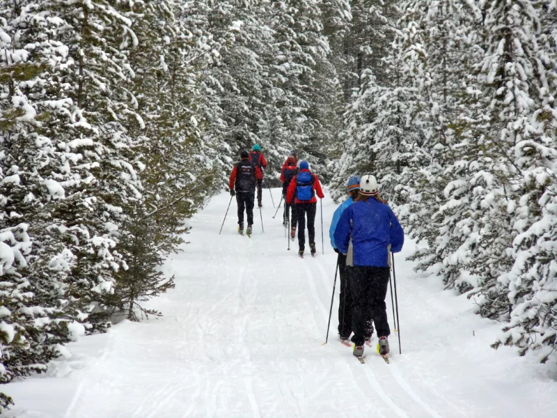 Hyalite xc skiing BSF