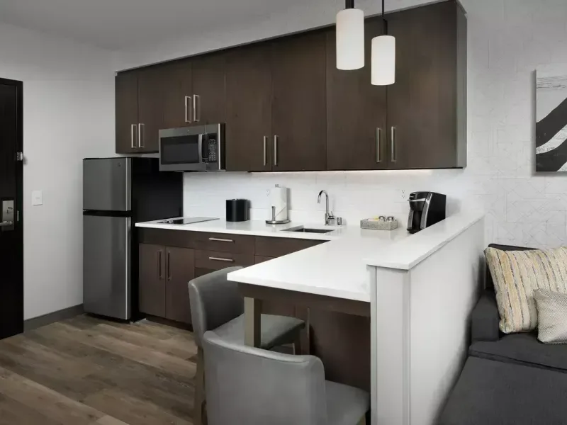 Larger Studio 1 King Kitchen