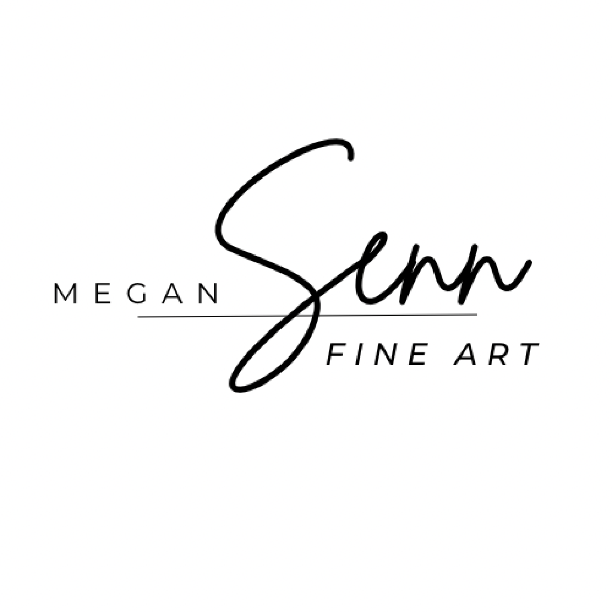 Black White Minimalist S Imple Monogram Typography Logo 2