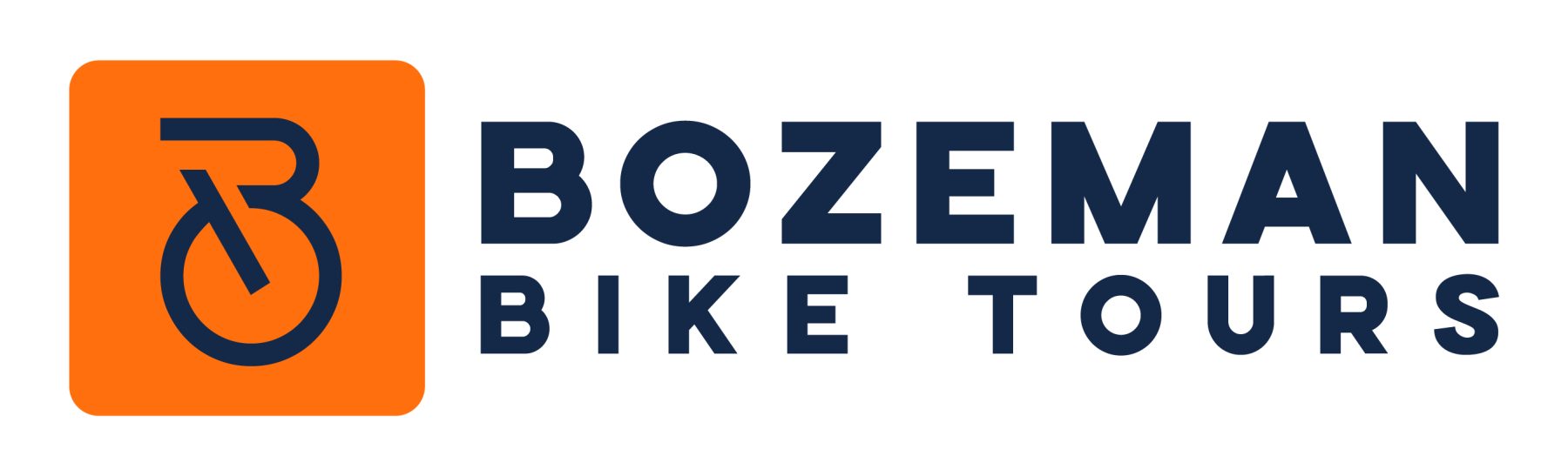 Bozeman Bike Tours logo Primary Box logo Color