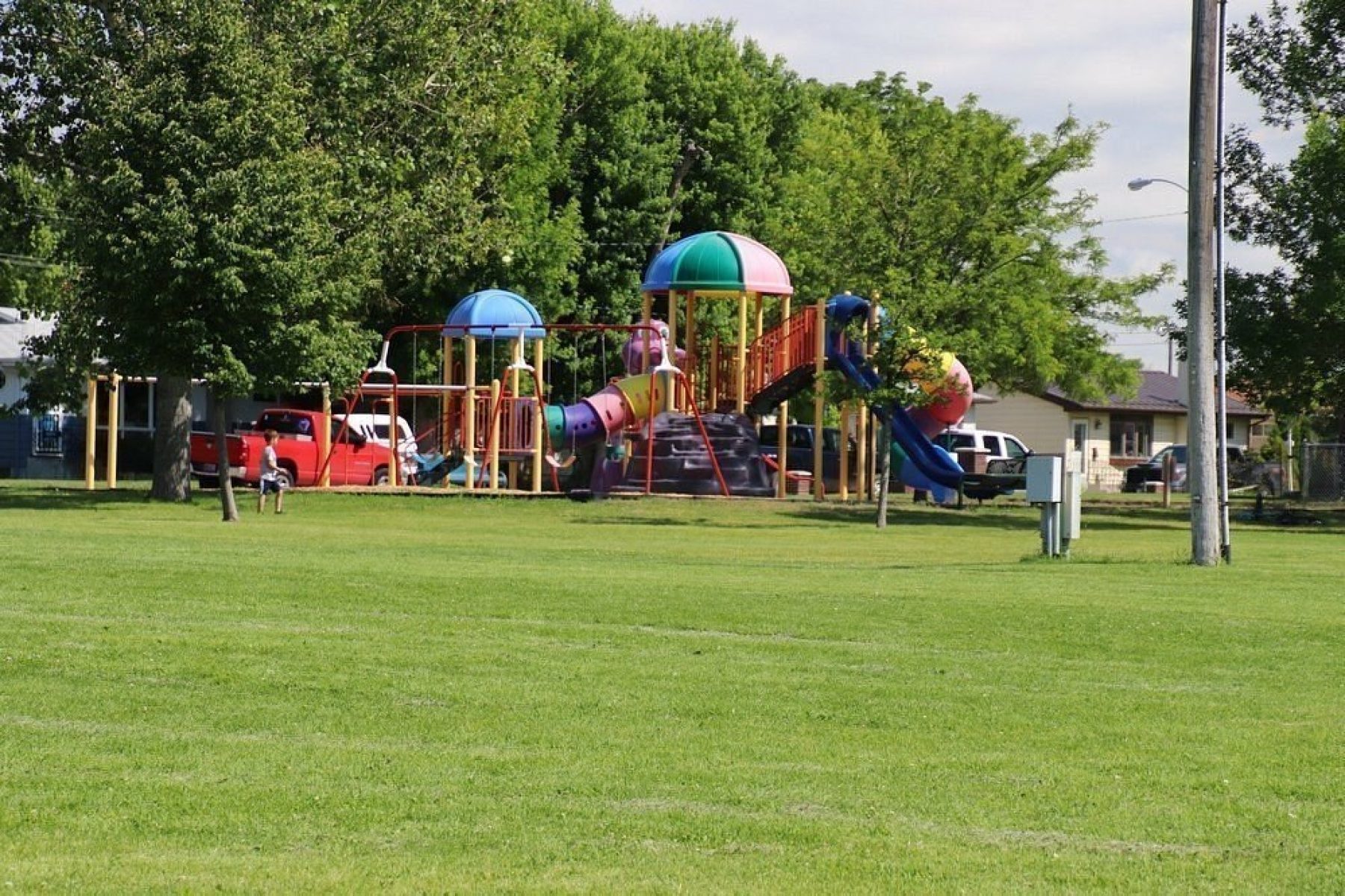 A huge playground