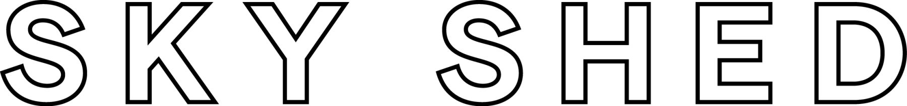 Sky Shed logo black